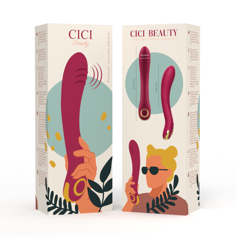 CICI BEAUTY G-piste vibraattori, naisten seksilelu, pehmeä ja värikäs vibraattori g-pisteen stimulaatioon.