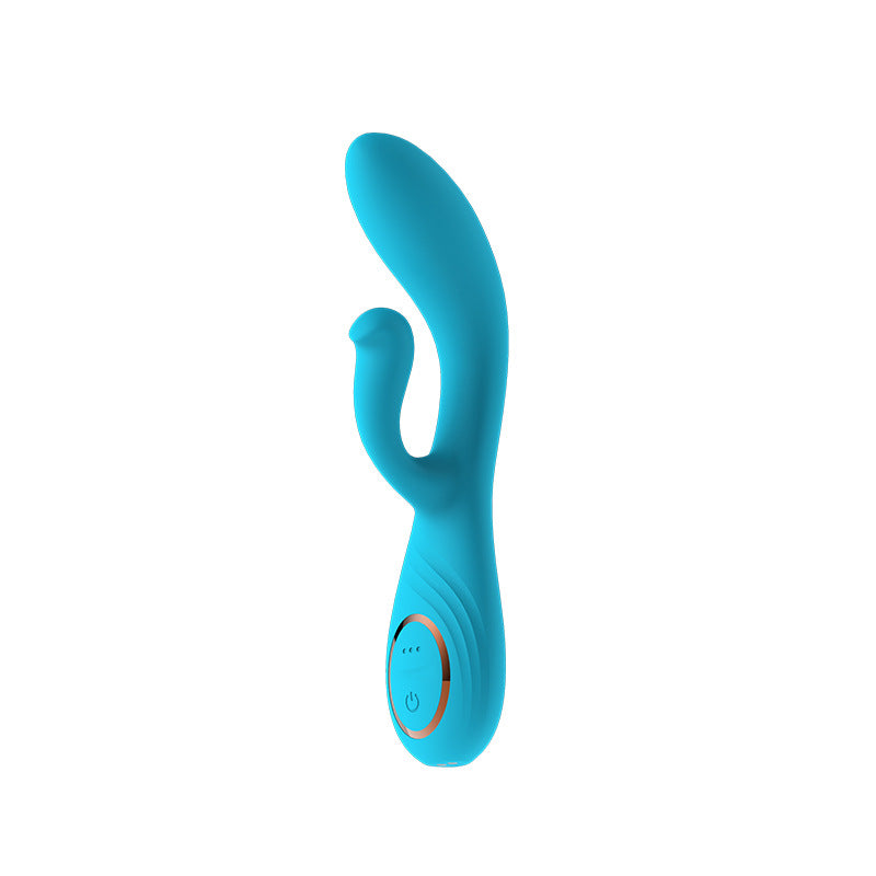 Vibraattori Nuoleva Lumo, Pleasurez, naisten seksilelu, violetti väri, pehmeä ja ergonominen muoto, näkyvissä.