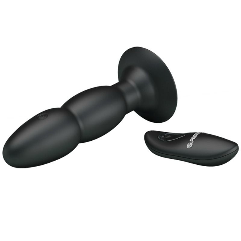 Pyöreä anaali-plugi PRETTY LOVE -merkkinen anaalitappi, silikoninen ja ergonominen seksilelu.