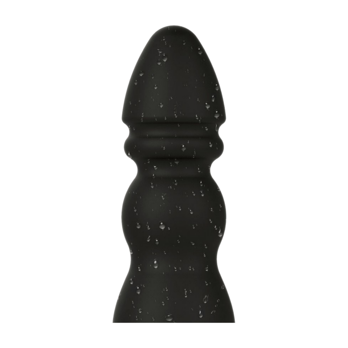 Pleasurez Anaalitappi OneClick, musta, silikoninen anaaliin, ergonominen muoto ja helppo käyttö.