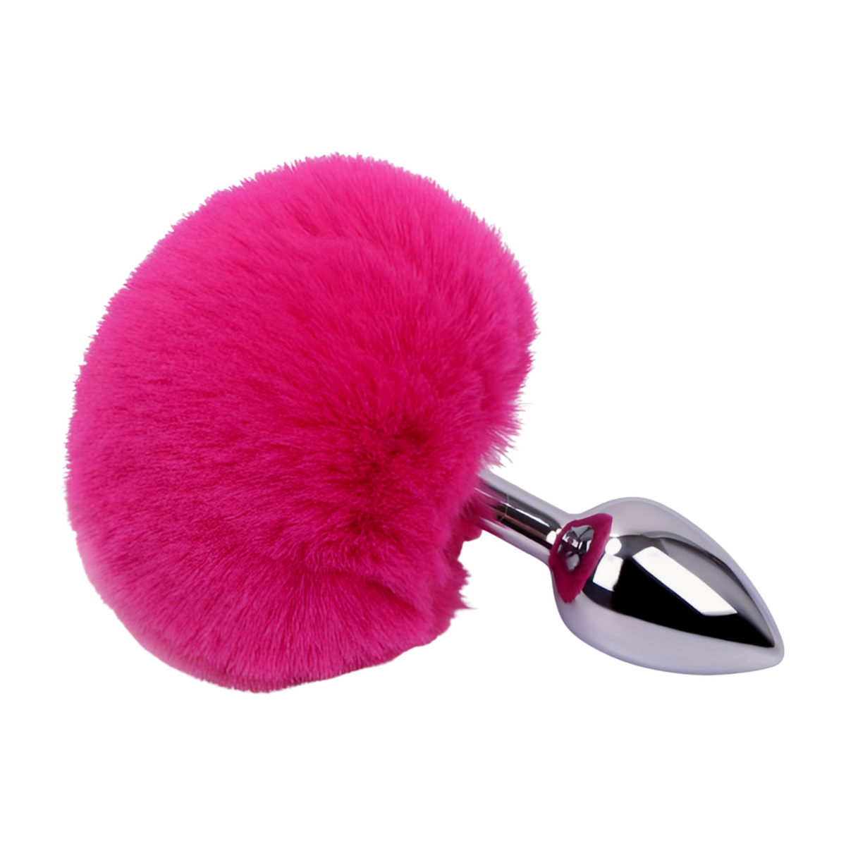 Pinkki PLEASUREZ Anaalitappi Pupu, pieni koko, silkkinen ja pehmeä materiaali, anaalihoitoon ja leikkeihin.