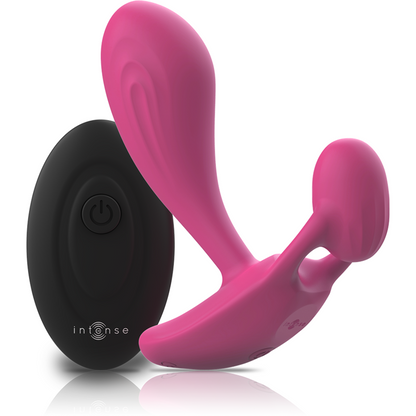 INTENSE Shellly pinkki anaalitappi, pehmeää muovia, pienikokoinen ja ergonominen, sopii aloittelijoille ja kokemuksen lisäämiseen.