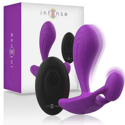 INTENSE Shellly violetti anaali-tappi, pehmeä ja silikoninen, sopii intiimiin käyttöön ja lisää väriä kokemukseen.