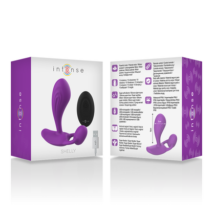 Violetti INTENSE Anaalitappi Shelly, pehmeä ja joustava, sopii intiimiin käyttöön.