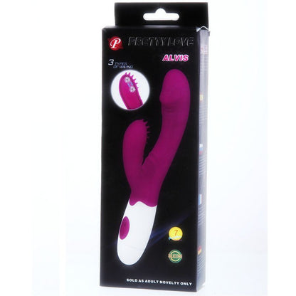 Naisten seksivibraattori PRETTY LOVE G-PISTE ANDRE, pehmeä ja ergonominen seksilelu.