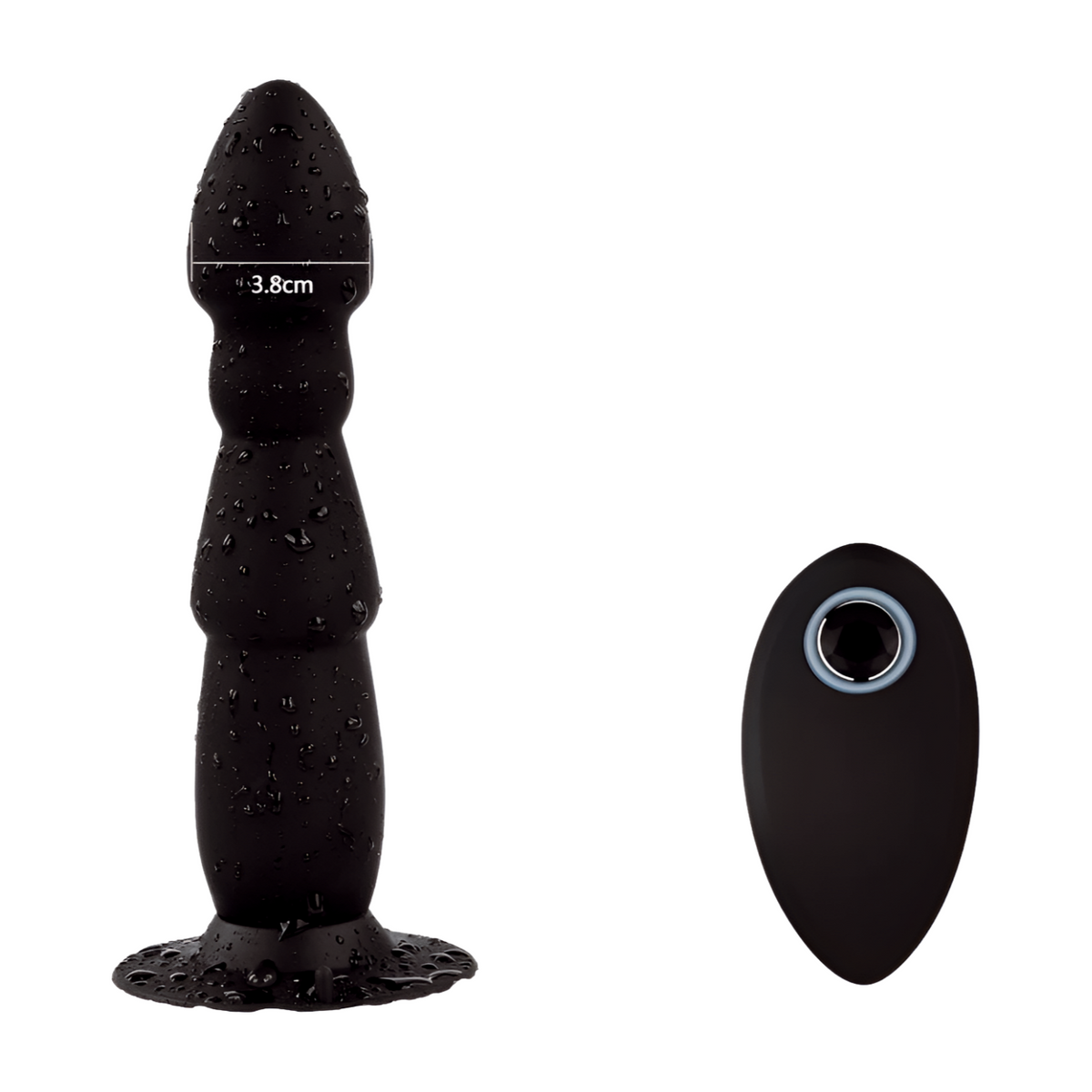 Anustappi Powerplug PLEASUREZ, anaali hierontaväline, sileä ja joustava, suunniteltu miellyttävään käyttöön.