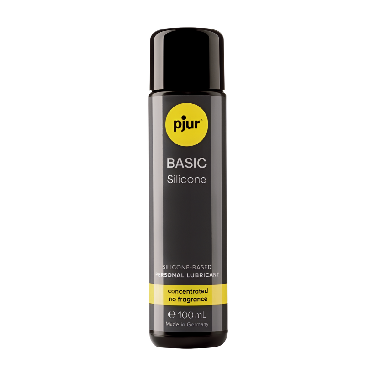 PJUR Basic Silikoni liukuvoide 100 ml, silkinpehmeä ja kestävä liukuvoide, sopii intiimikäyttöön.