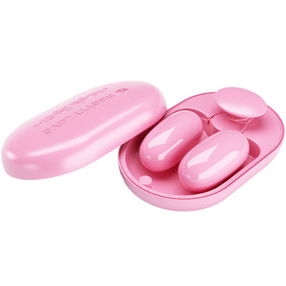 Punainen Pretty Love VIBRAATTORI FUN BOX naisten seksilelu, bullet-vibraattori 12 toimintoa, pehmeä ja ergonominen muoto.