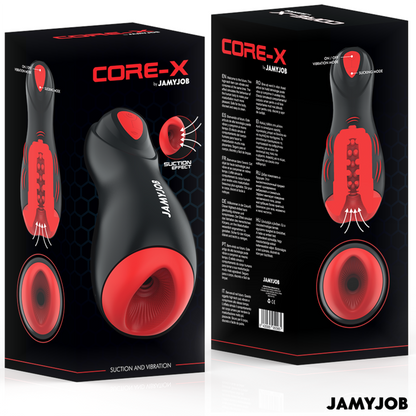 JAMYJOB Core-X automaattinen masturbaattori miehille, realistinen seksilelu ja pehmeä tekstuuri.