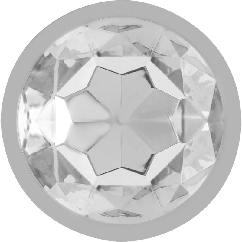 INTENSE Crystal Silver anaalitappi, hopeanvärinen, läpinäkyvä ja tyylikäs seksilelu, valmistettu korkealaatuisesta materiaalista.