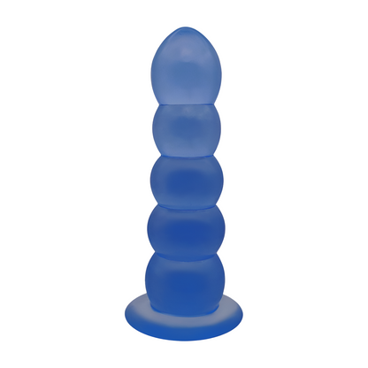 Beige PLEASUREZ DILDO DEEPBALL, realistinen dildo, yksityiskohtainen ja pehmeä materiaali, kuvassa näkyvä tuotteen muoto ja tekstuuri