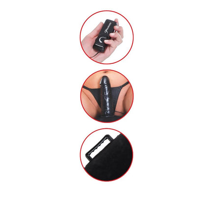FETISH FANTASY SERIES naisten seksilelu dildo ja ratsastustuoli, musta, ergonominen ja tukeva seksilelu.