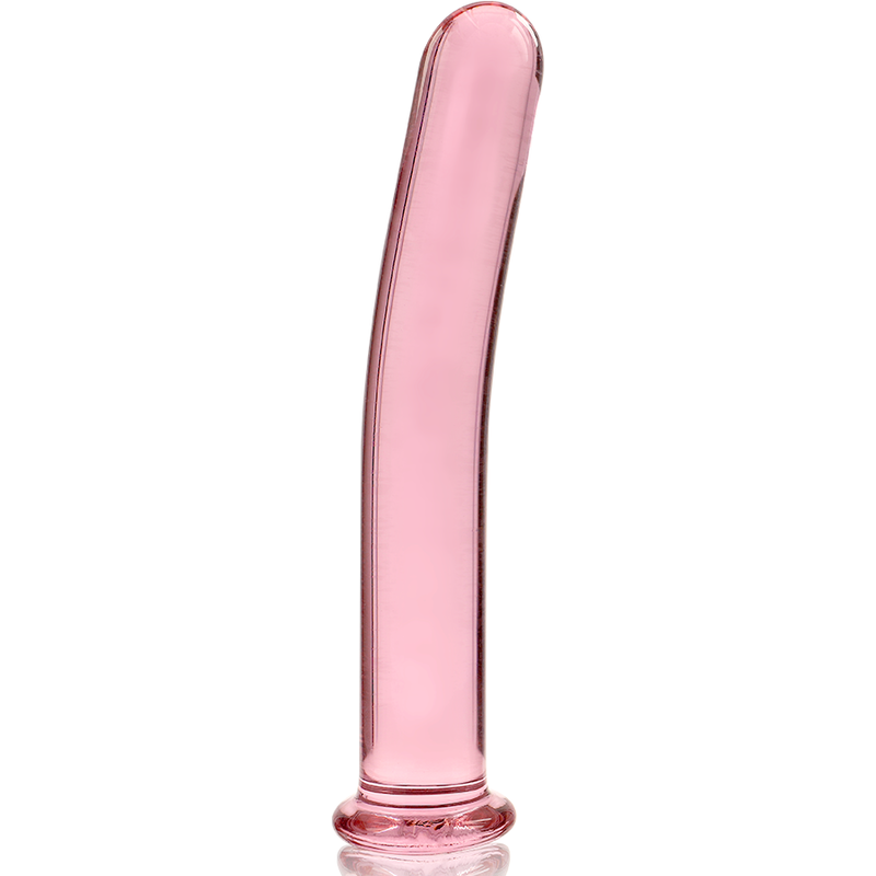 Lasinen NEBULA Dildo Nebula 9, tyylikäs ja aistikas dildo, näkyy kuvassa selvästi, sopii nautintoon ja mieltymyksiin.