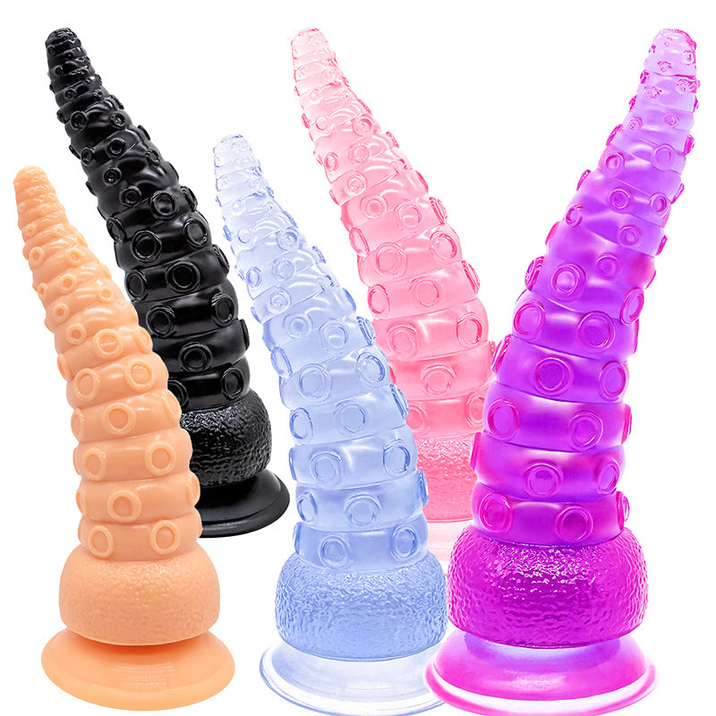 Mustan PLEASUREZ DILDO LONKERO KISS dildo, realistinen muoto ja pehmeä tekstuuri, kuva esittää dildoa suoraan edestä.