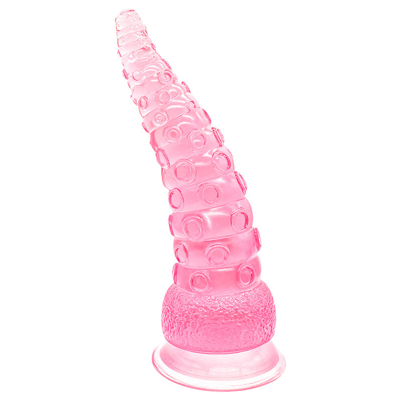 Mustan PLEASUREZ DILDO LONKERO KISS -nimikäs dildo, pehmeä ja realistinen, sopii intiimiin käyttöön.