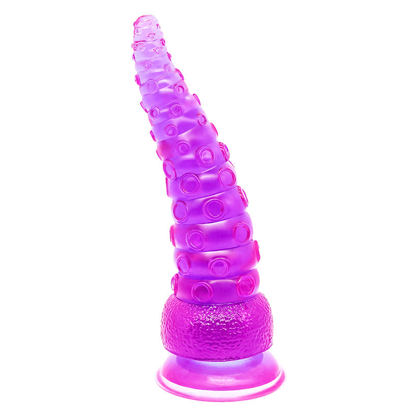 Mustan PLEASUREZ DILDO LONKERO KISS dildo, pehmeä ja realistinen seksilelu, kuvassa näkyy dildo sivulta ja tekstuuri.