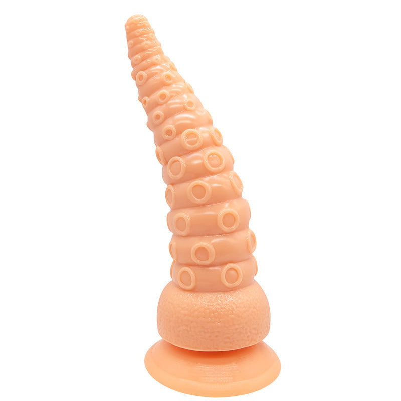 Mustaherukka DILDO LONKERO KISS PLEASUREZ -merkkinen musta dildo, realistinen muoto, silikoninen ja mukava käyttää.