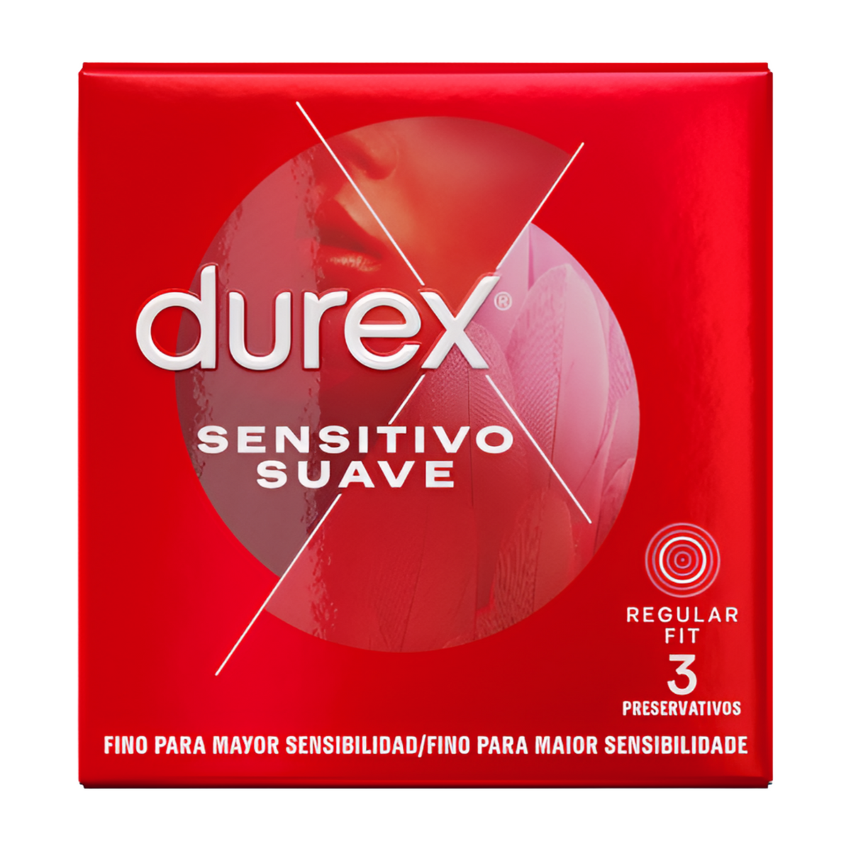 Durex Sensitve Soft -kondomi, vaahtomuovinen ja pehmeä, suunniteltu herkkäihoisille käytettäväksi turvallisesti.