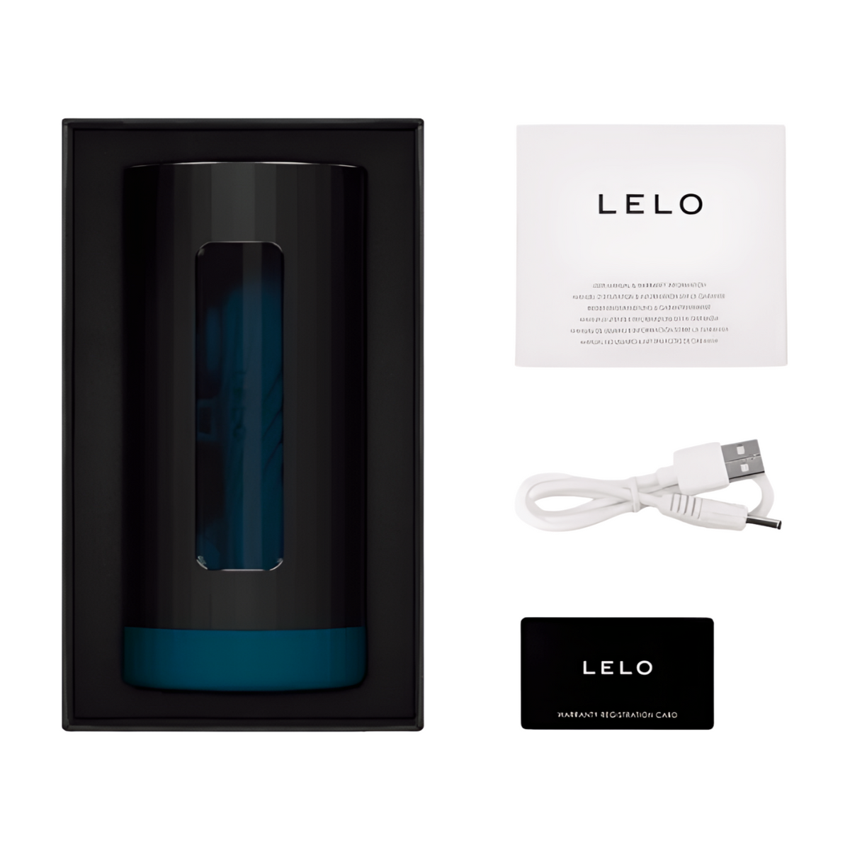 LELO Äly-masturbaattori miesten seksilelu, teal-väri, realistinen muoto, korkealaatuinen ja pehmeä materiaali.