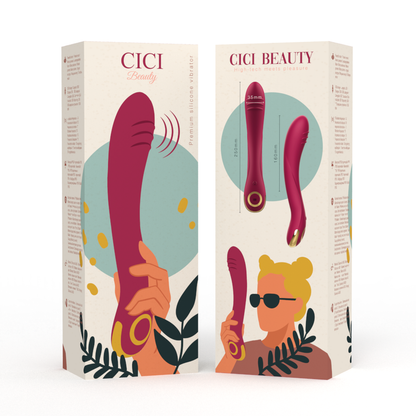 CICI BEAUTY G-piste vibraattori, naisten seksilelu, pehmeä ja värikäs vibraattori g-pisteen stimulaatioon.