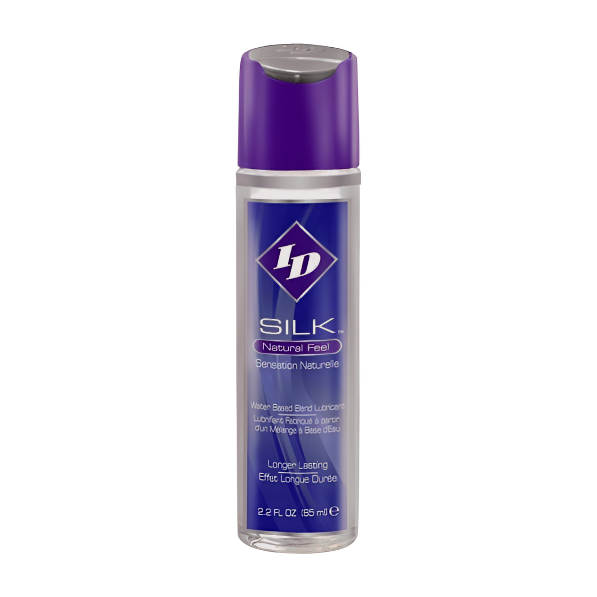 ID LUBRICANTS ID SILK 65ml liukuvoide, kätevä pullo, silkkinen ja hybdridi liukuvoide, näkyy etiketissä ja pulloon.
