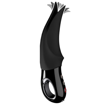 Black Fun Factory VIBRAATTORI VOLTA vibrator, sleek design, smooth surface, and ergonomic shape for versatile pleasure.