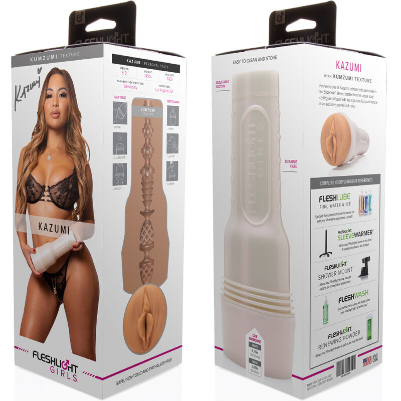 Fleshlight KAZUMI miesten seksilelu, Fleshlight Girls -sarja, realistinen tekokohdallinen seksilelu miehille.