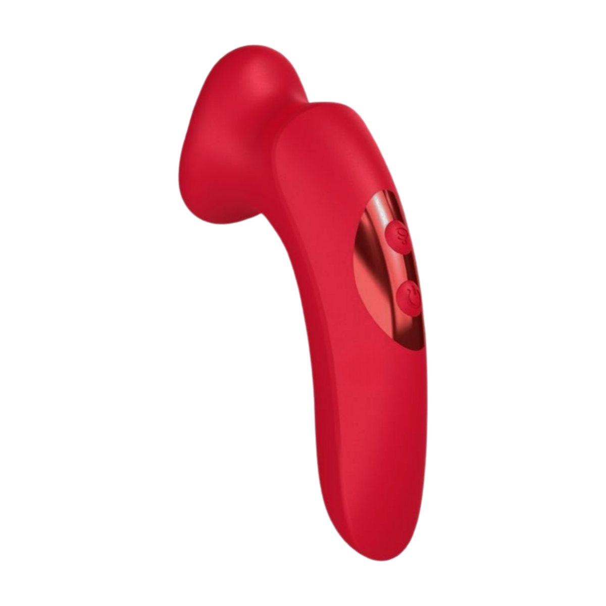 Pleasurez IMU Kiss clitoral vibrator with textured tip, discreet design, and adjustable settings for enhanced pleasure.