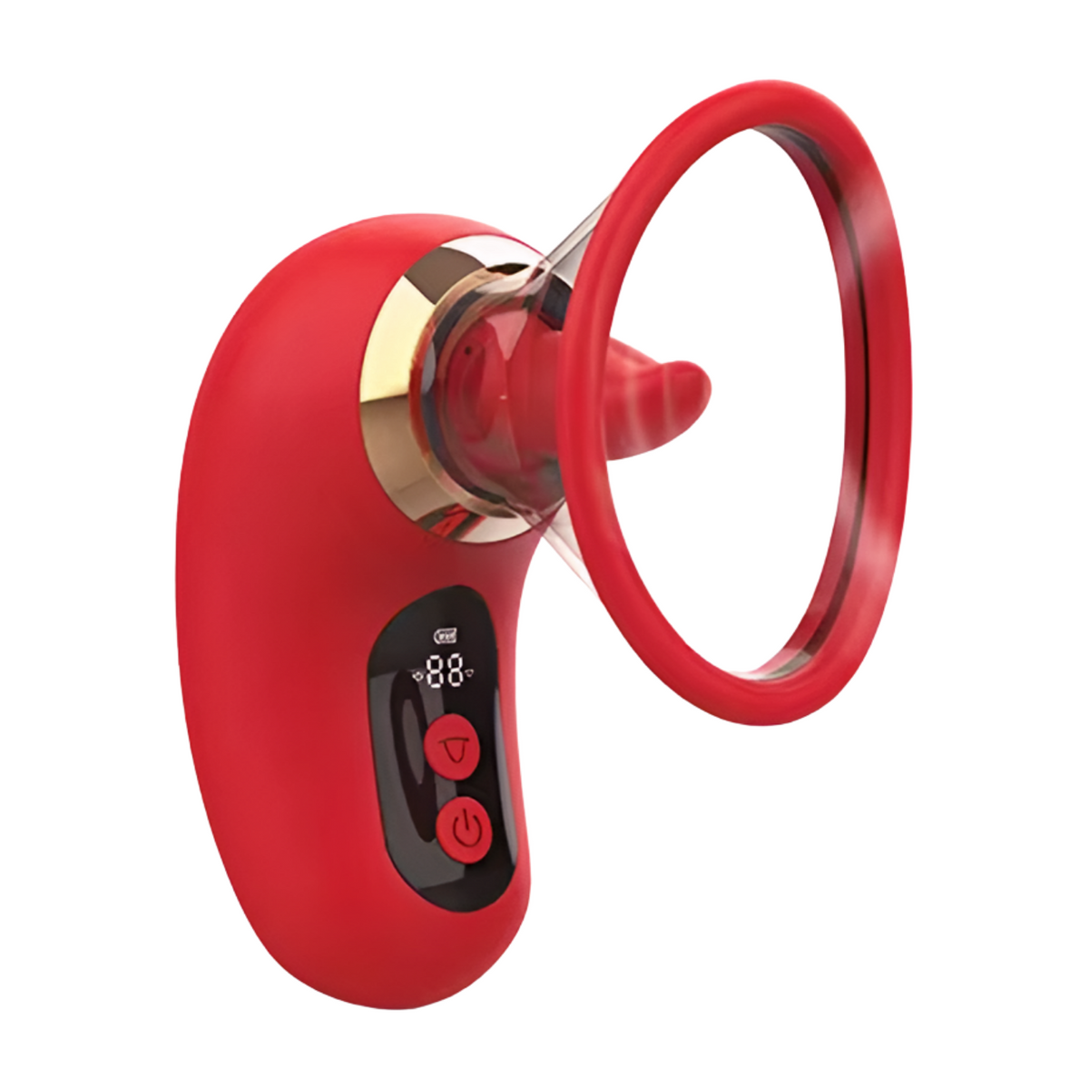 Pleasurez KLITORIS KIIHOTIN AITI naisten seksilelu, kieli-imuva klitorislelut, pehmeä ja stimuloiva muoto.