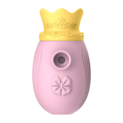 Punainen PLEASUREZ Klitoriskiihotin Royal naisten seksilelu, kiiltävä ja ergonominen klitoriksen stimulaatioon.
