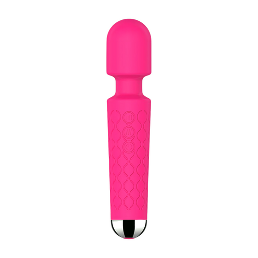 Mustan PLEASUREZ Magic Wand Vibraattori naisten seksilelu, suuret ja tehokkaat vibraatiotoiminnot, ergonominen muotoilu.