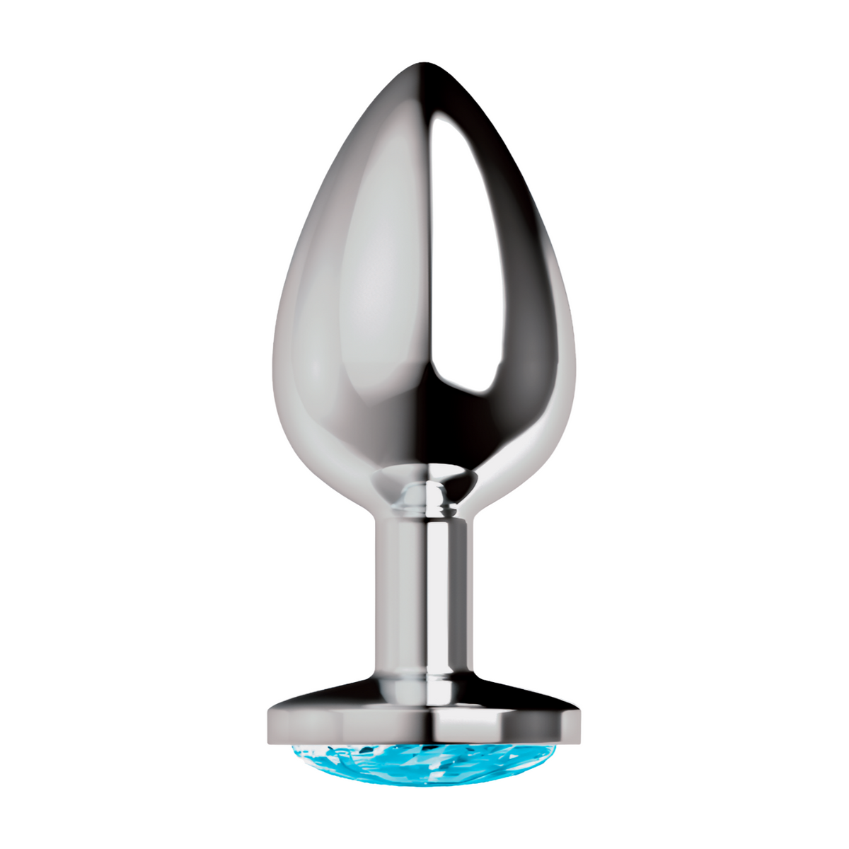 Metallinen anaali-anaalitappi OHMAMA, kiiltävä ja ergonominen, tarkoitettu anaalileikkeihin ja henkilökohtaiseen nautintoon.