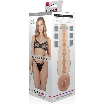 MIA MALKOVA Fleshlight FLESHLIGHT GIRLS masturbaattori, realistinen muoto ja yksityiskohtainen sisus, seksilelu miehille
