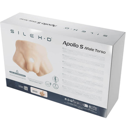 Naisten seksilelut SILEXD SEKSINUKKE APOLLO S, dildolla varustettu miehen vartalon alaosa.