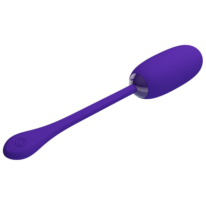 Violetti MUNA VIBRAATTORI Julius naisten seksilelu, PRETTY LOVE -brändi, pehmeä ja ergonominen seksiväline naisten nautintoon.