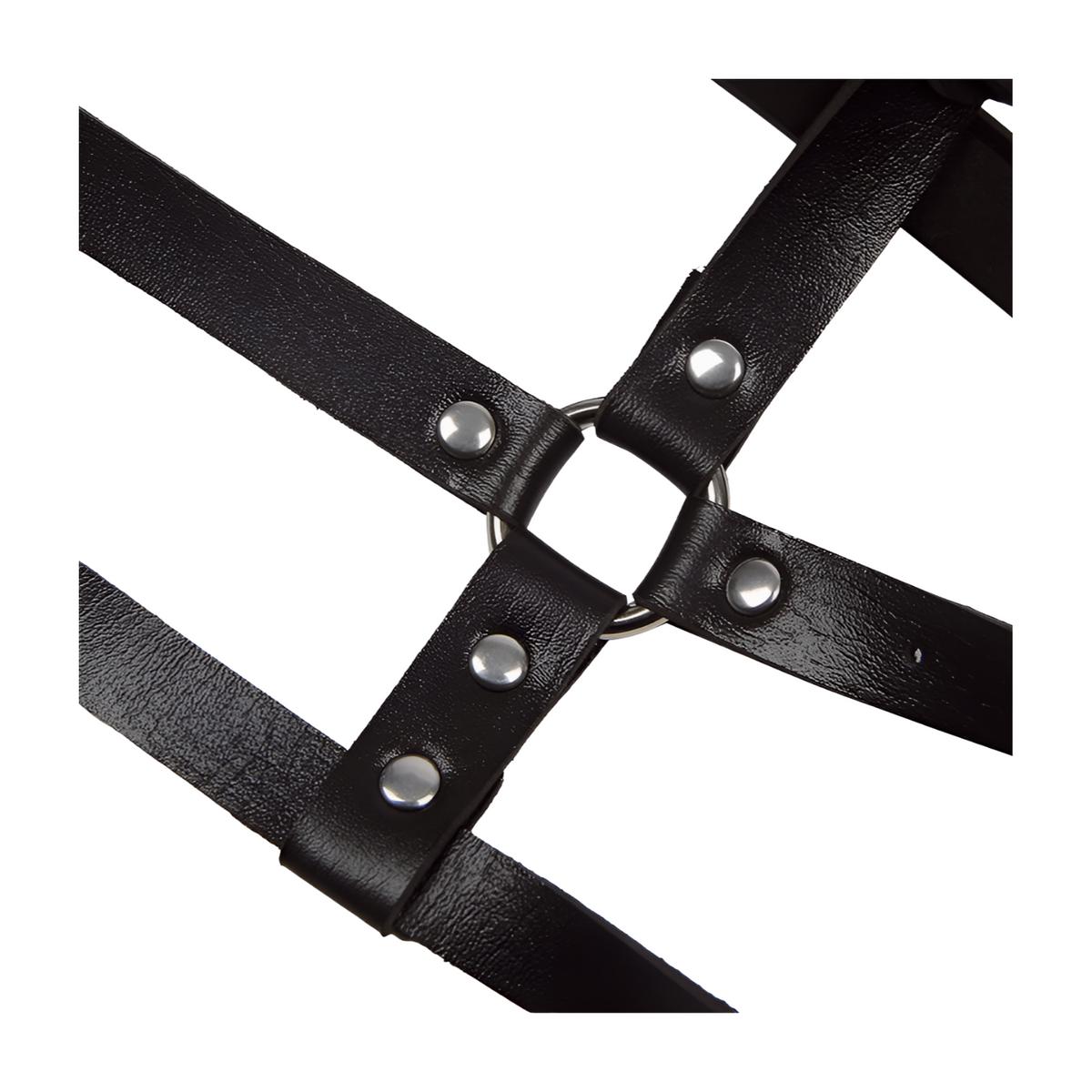 Nahkainen BDSM-rintakettinki SUBBLIME alusvaatteet, yksi koko, pehmeä ja tyylikäs nahkainen rintakettinki.
