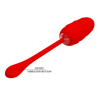 Pehmustettu MUNA VIBRAATTORI MARINA naisten seksilelu, PRETTY LOVE, kiiltävä ja ergonominen design.