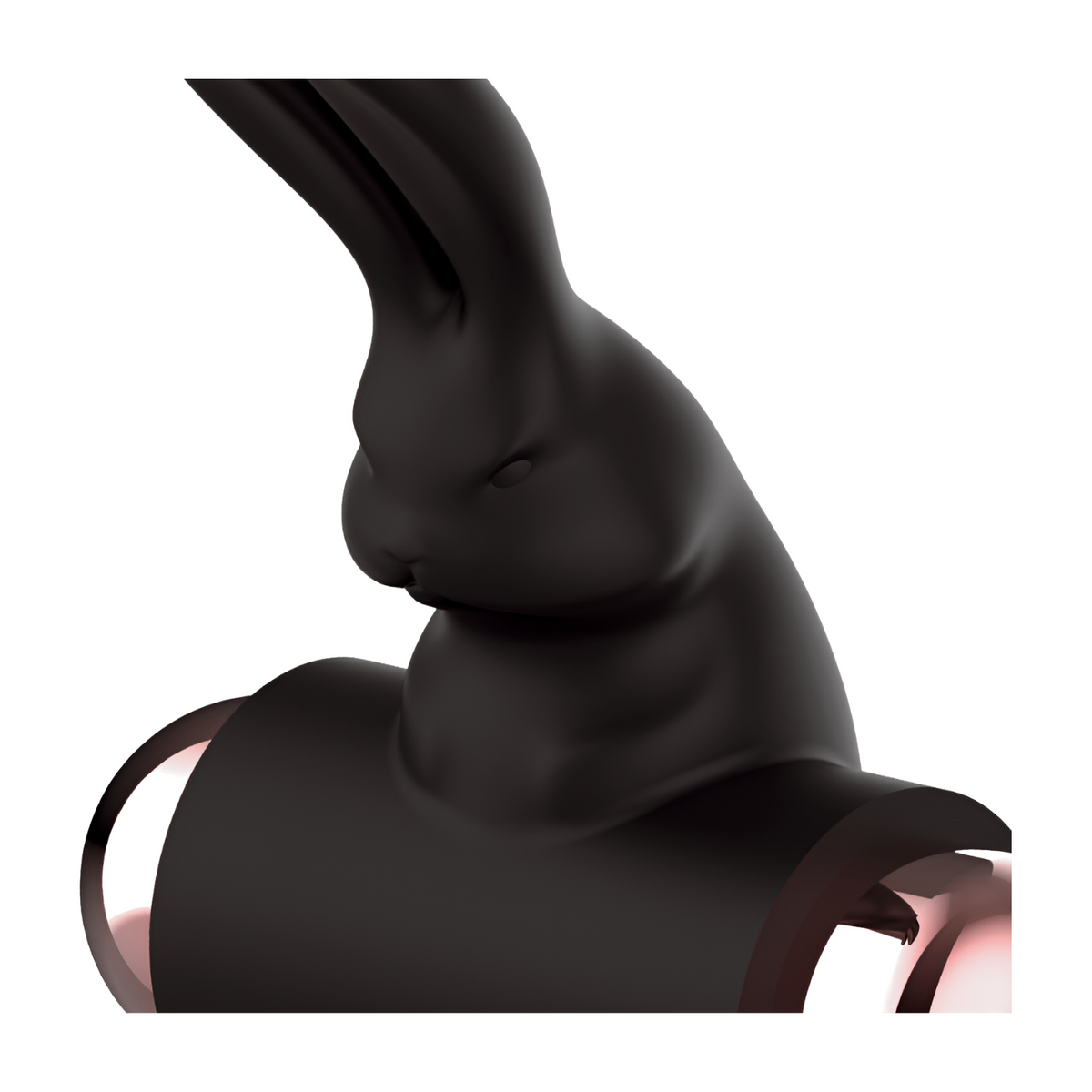 COQUETTE TOYS Penisrengas vibraattorilla, silikoninen penis rengas, musta, joustava ja miellyttävä käyttää.