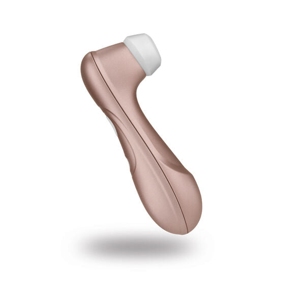 Satisfyer PRO 2 naisten seksilelu, kestävä ja laadukas, kuvassa esillä valkoisena silikonituotteena.