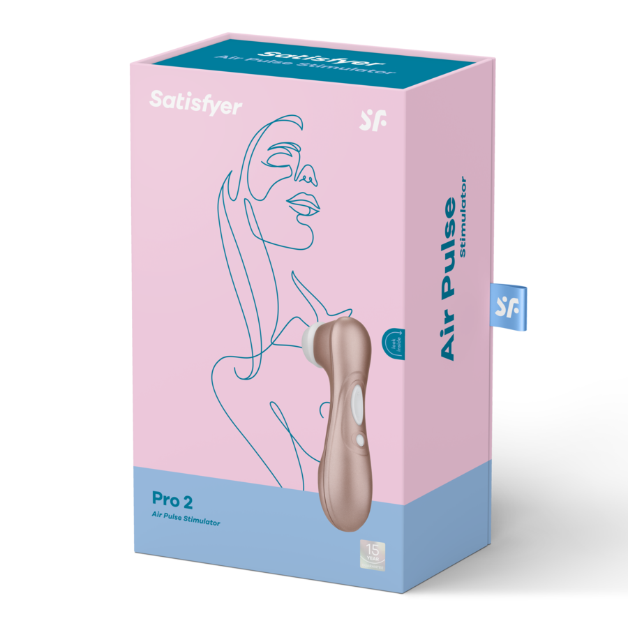 Satysfyer PRO 2 naisten seksilelu, kätevä ja innovatiivinen seksiväline, kuvassa näkyvässä käytössä.