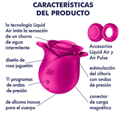 Satisfyer PRO 2 Modern Blossom naisten seksilelu, musta, silikoninen ja kätevä käyttöliittymä.