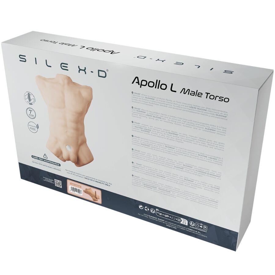Realistic Apollo L caramel body from SILEXD, designed for women, featuring lifelike details for enhanced pleasure.