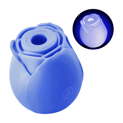 RUUSU VIBRAATTORI DARK GLOW by PLEASUREZ, a women's vibrator with a sleek design and glowing features.
