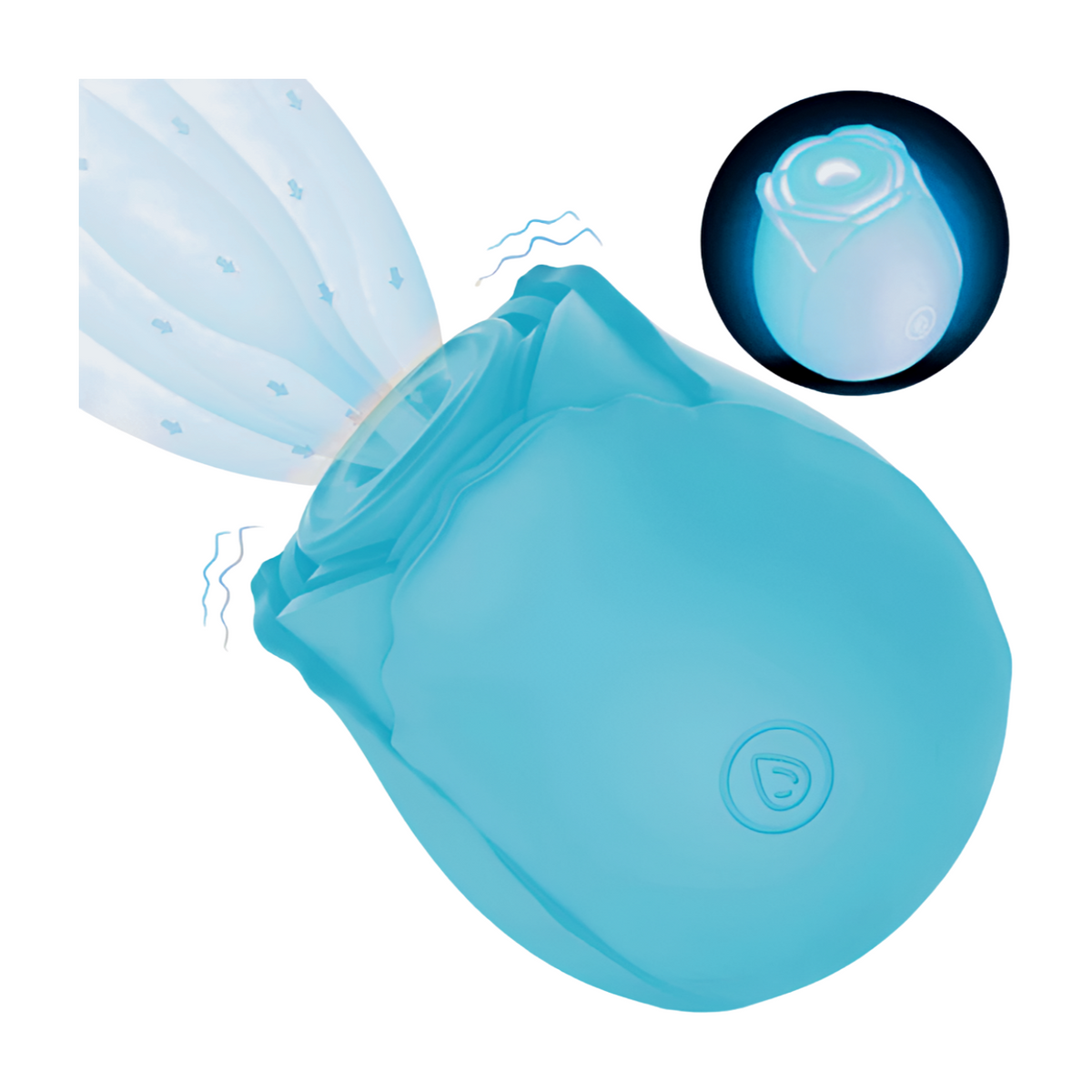 Pleasurez RUUSU VIBRAATTORI DARK GLOW, a women's vibrator with a sleek, ergonomic design in a dark glow finish.
