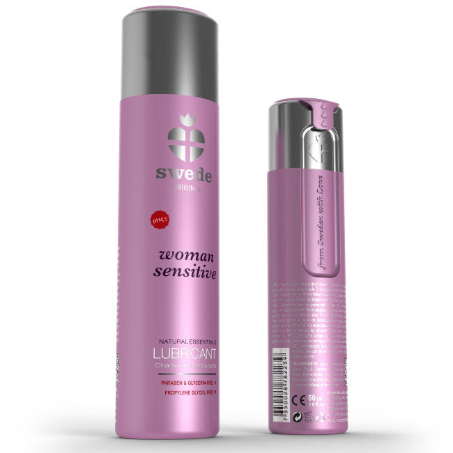 SWEDE WOMAN SENSITIVE LIUKUVOIDE 60 ML – HELLÄVARAINEN JA HOITAVA - Puuhabox 