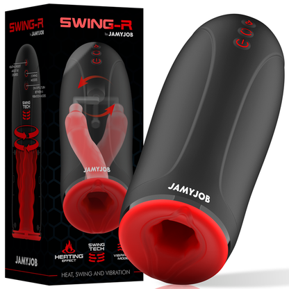 JAMYJOB Swing-R automaattinen masturbaattori miesten seksilelu, pyörivä ja pehmeä seksilelu kuva näkyvissä