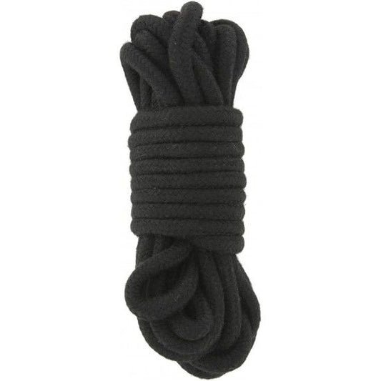 TOYJOY BDSM bondage setti, sisältää rajoitus- ja sitomistarvikkeita, sopii BDSM-leikkeihin, musta väri, laadukas materiaali.