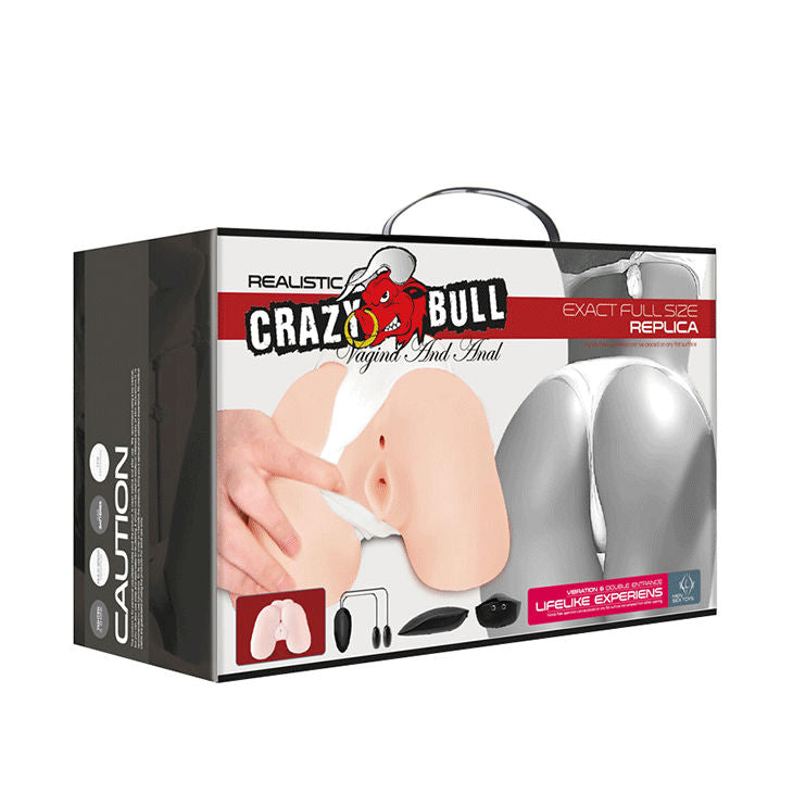 Crazy Bull vagina ja anaali masturbaattori miehille, realistinen seksilelu, pehmeä ja miellyttävä käyttöön.