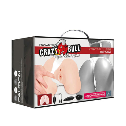 Crazy Bull vagina ja anaali masturbaattori miehille, realistinen seksilelu, pehmeä ja miellyttävä käyttöön.