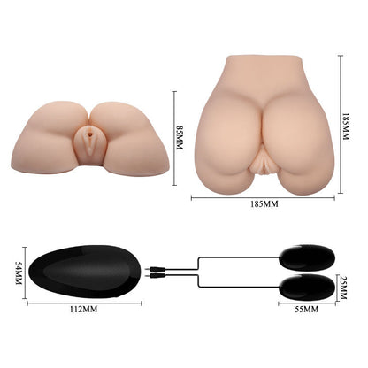 Crazy Bull vagina ja anaali masturbaattori miesten seksilelu, realistinen ja pehmeä seksilelu miehille.